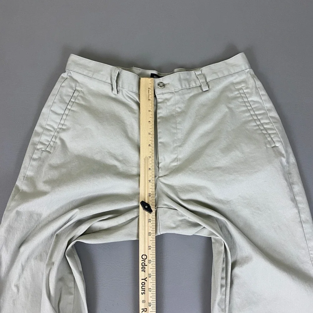 Dockers Khakis Pants Men's Size 36x32 Tan Cotton Lycra Straight Leg Chino Beige
